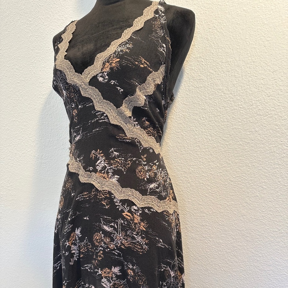 Free People-slip my mind Trapeze mini dress - Picture 3 of 6